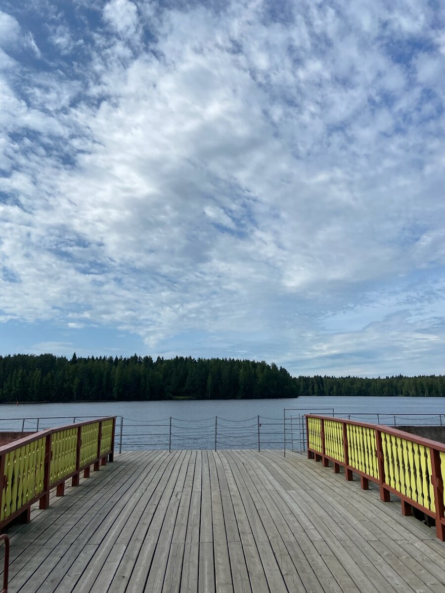 Причал на реке Свирь