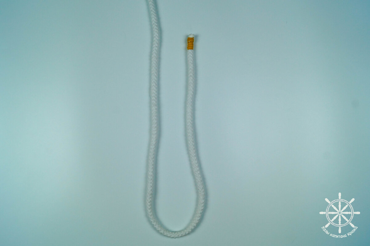 Как вязать эшафотный узел - шаг 1