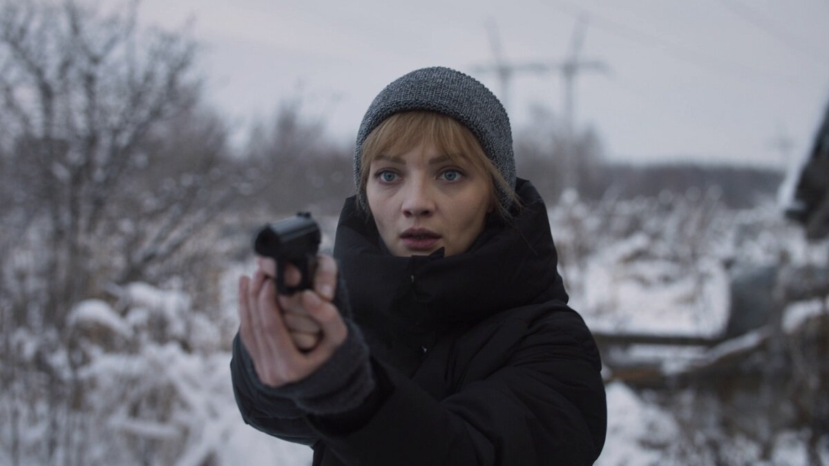 Кадр из сериала. Вилкова в роли Алины Новинской