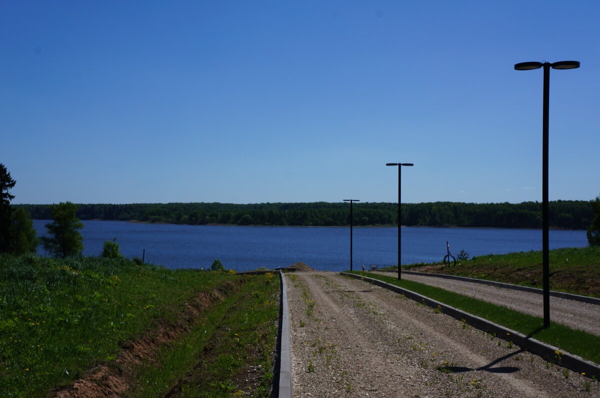 главная дорога по КП к водохранилищу