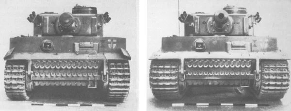 Транспортные и боевые гусеницы Тигра. Фото:  wot-news.com