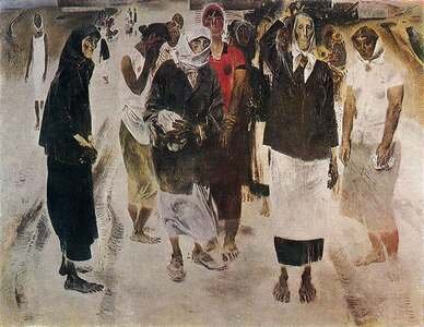 «Матери, сёстры» Евсей Моисеенко, 1967 г.
