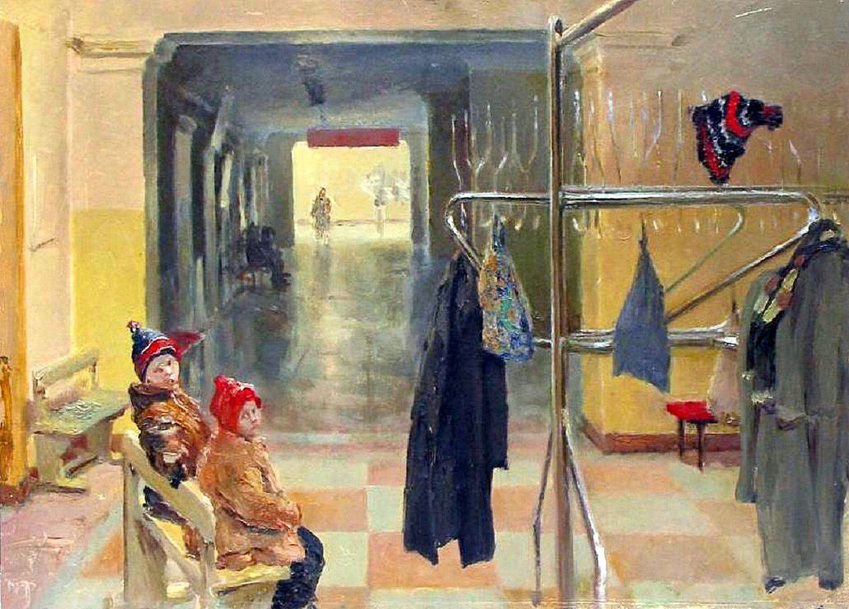 Сергей Колчеев. Вестибюль школы