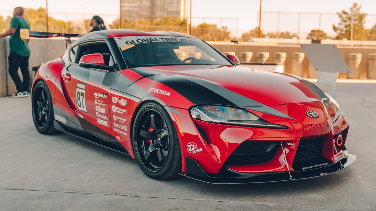 Toyota Supra a90 черная