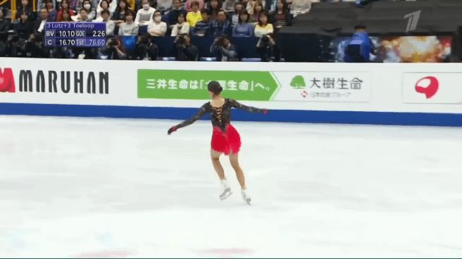 Сольный тройной сальхов Алины Загитовой