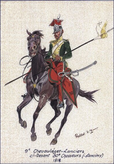 Кавалерист Красных гамбургских улан (9-й легко-кавалерийский пикинерский полк).