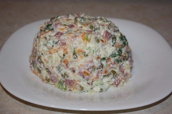 Салат "Буковина" - просто, вкусно и красиво