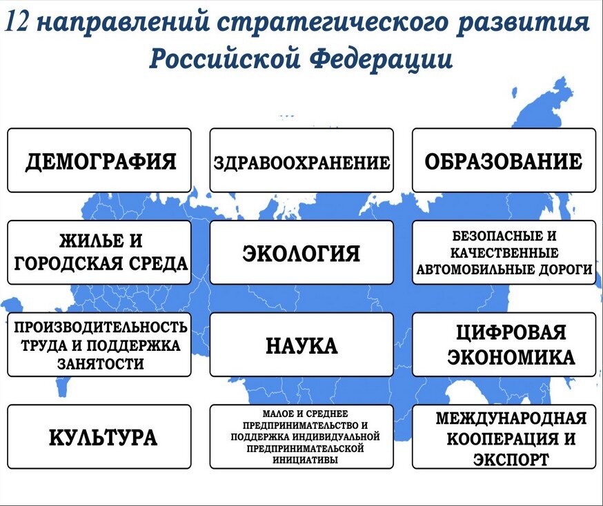 Назовите приоритетные проекты российского правительства в начале xxi века