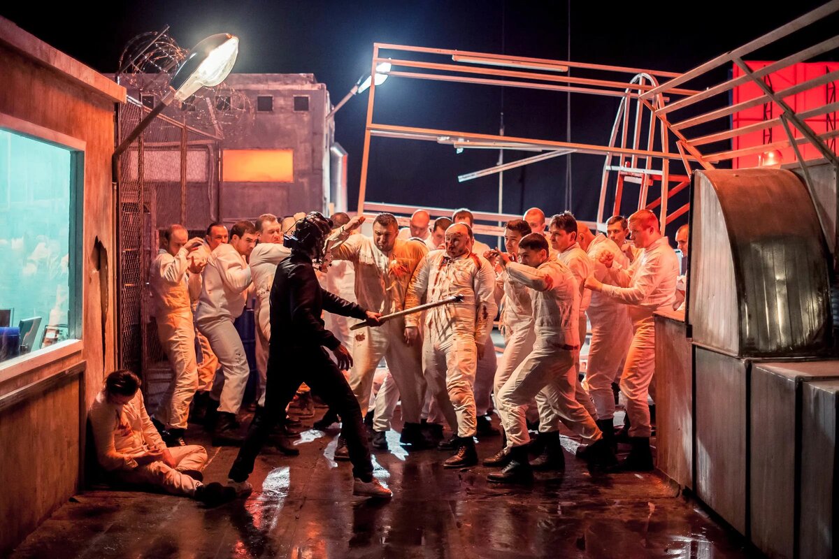 Кадр со съемок фильма "Хардкор"