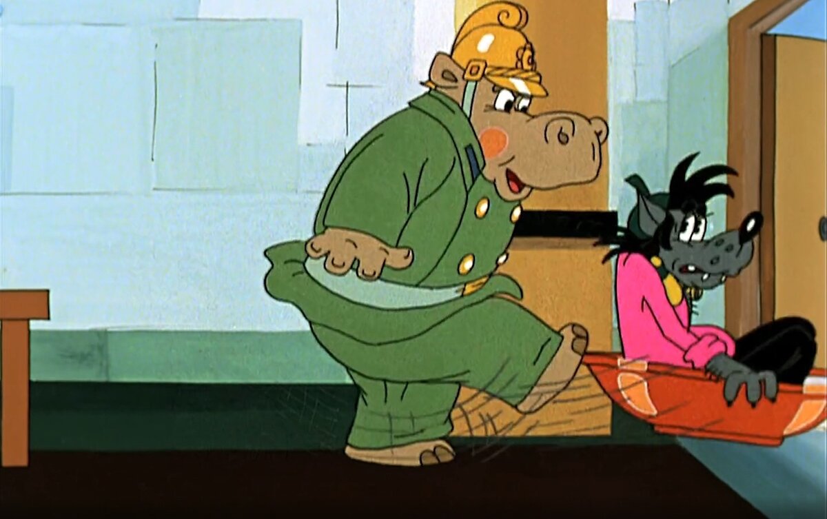 Волк в метро