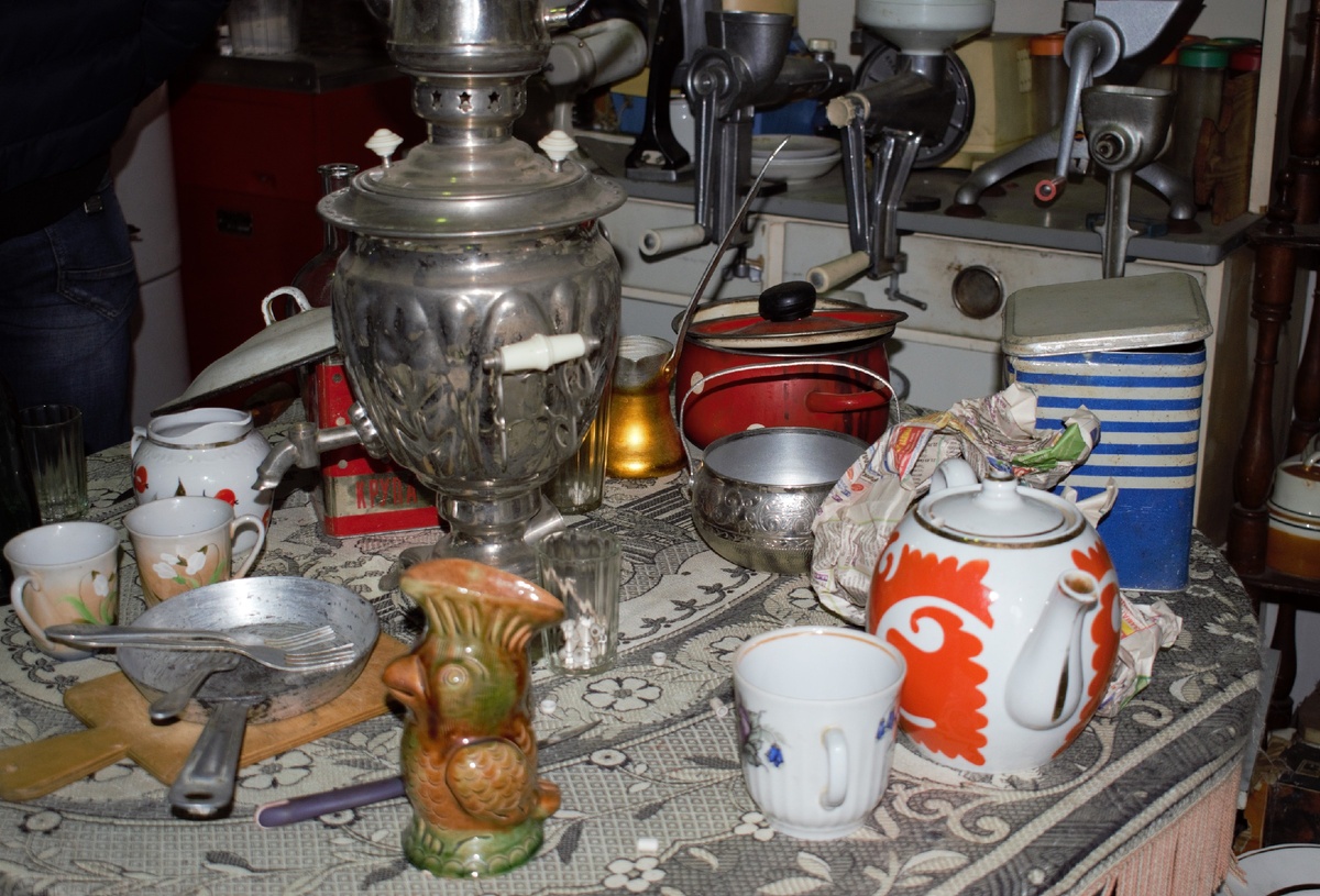 Интерьер советской кухни.