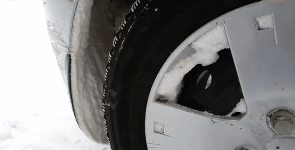 Снег в подкрылках