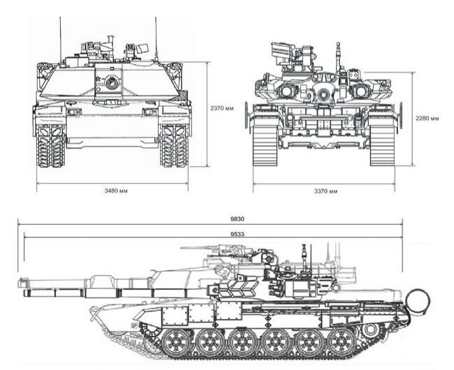 Т 90м рисунок