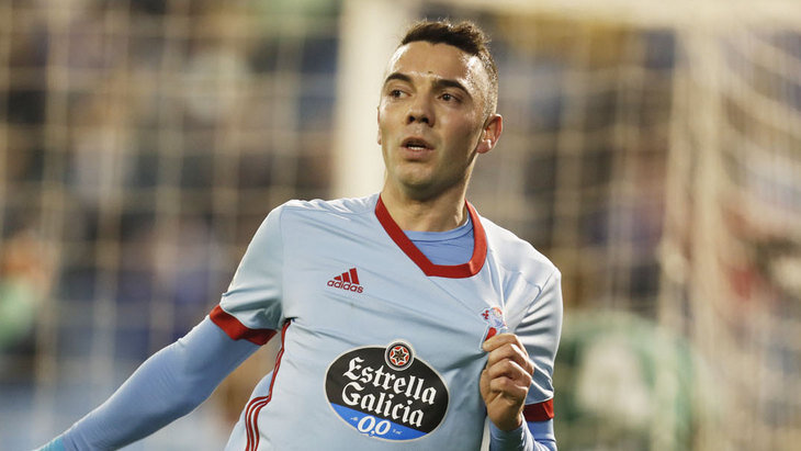 Форвард футбольного клуба "Сельта"-Яго Аспас.