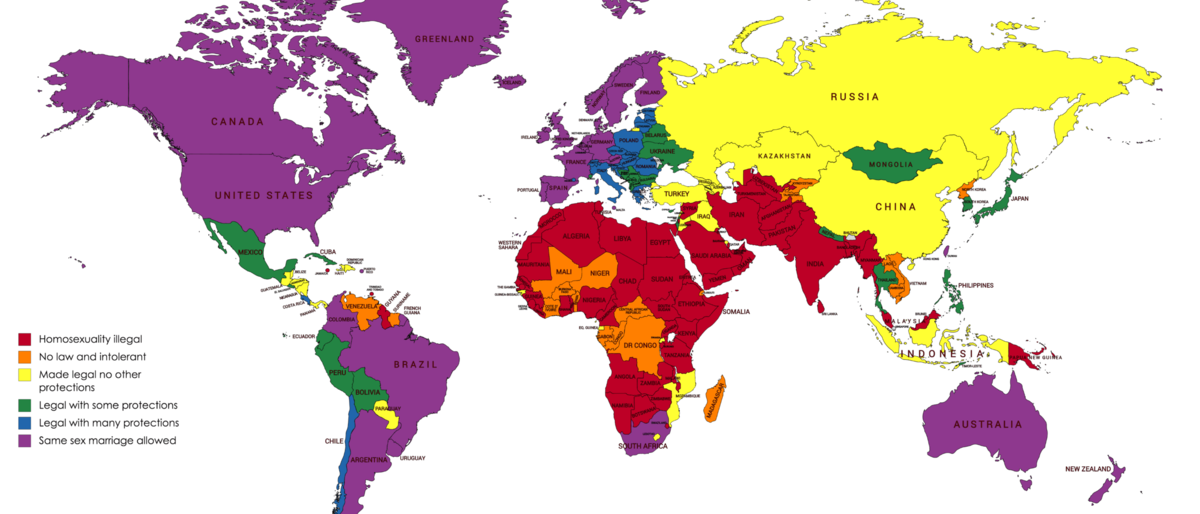 Гейографическая карта ЛГБТ-безопасности