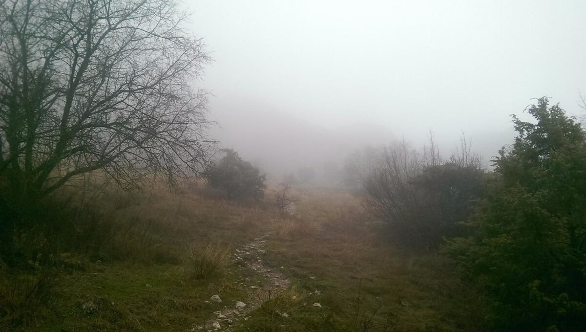 Подъем к пещерному монастырю. 