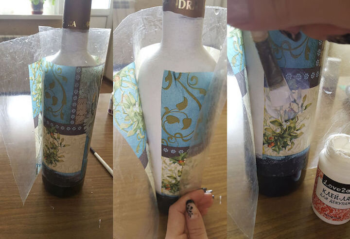 Украшение бутылки на свадьбу своими руками: пошаговая инструкция