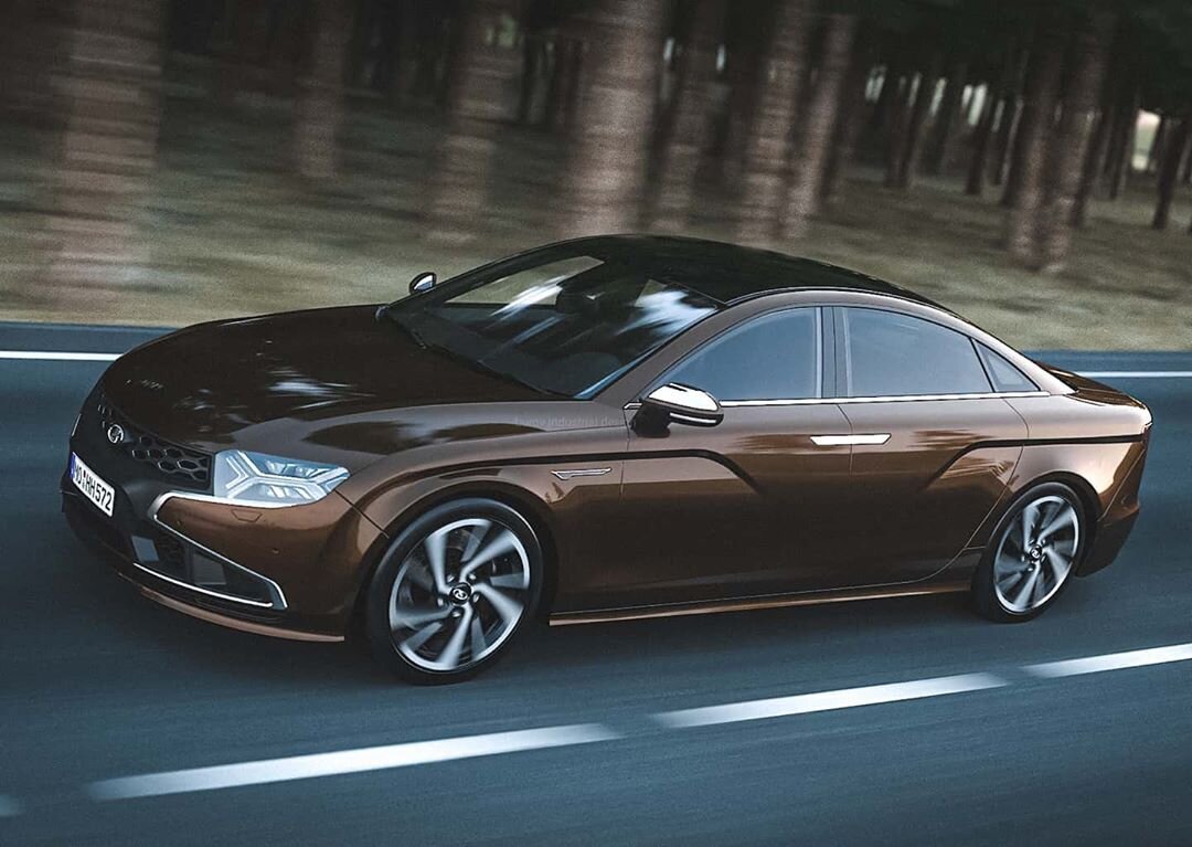 Агрессивный внешний вид, огромные колеса, шикарные формы.. это точно Лада?