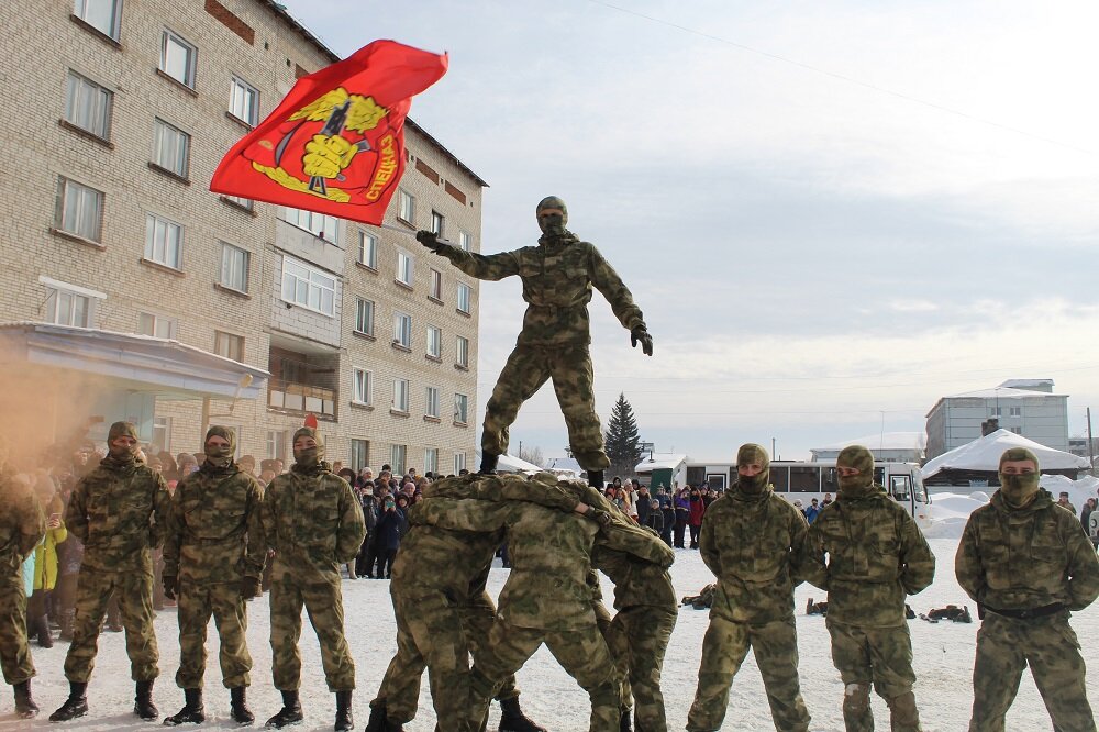 Показательные выступления спецназа