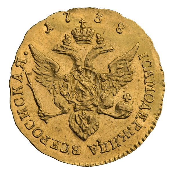 Червонец 1738г. Анна Иоанновна 