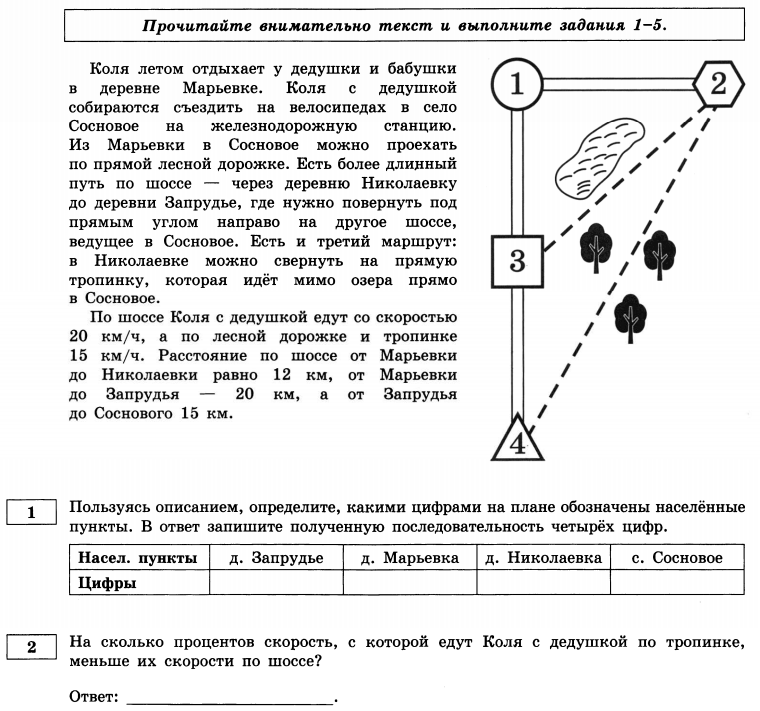 Как решать задания с дорогами огэ