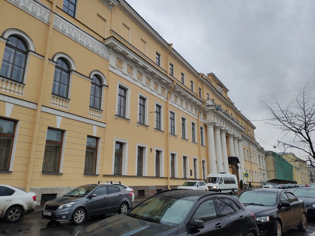 Юсуповский дворец, вид с Мойки