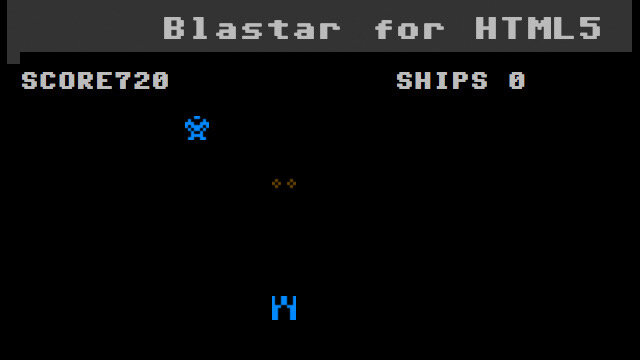 Интерфейс игры ”Blastar”