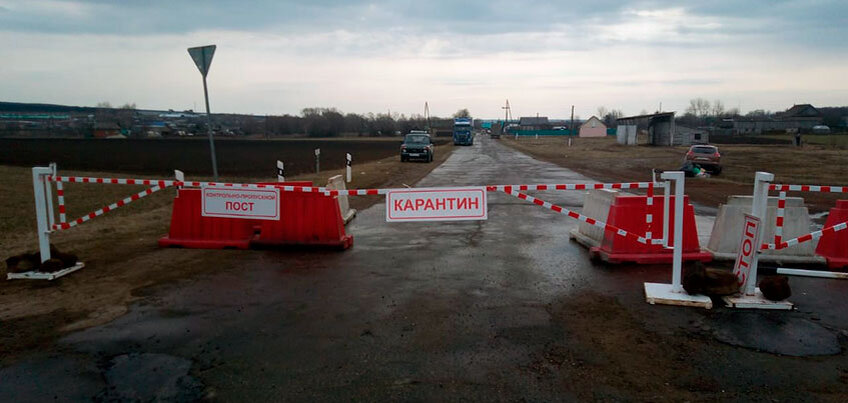 Одна из дорог в наше село.