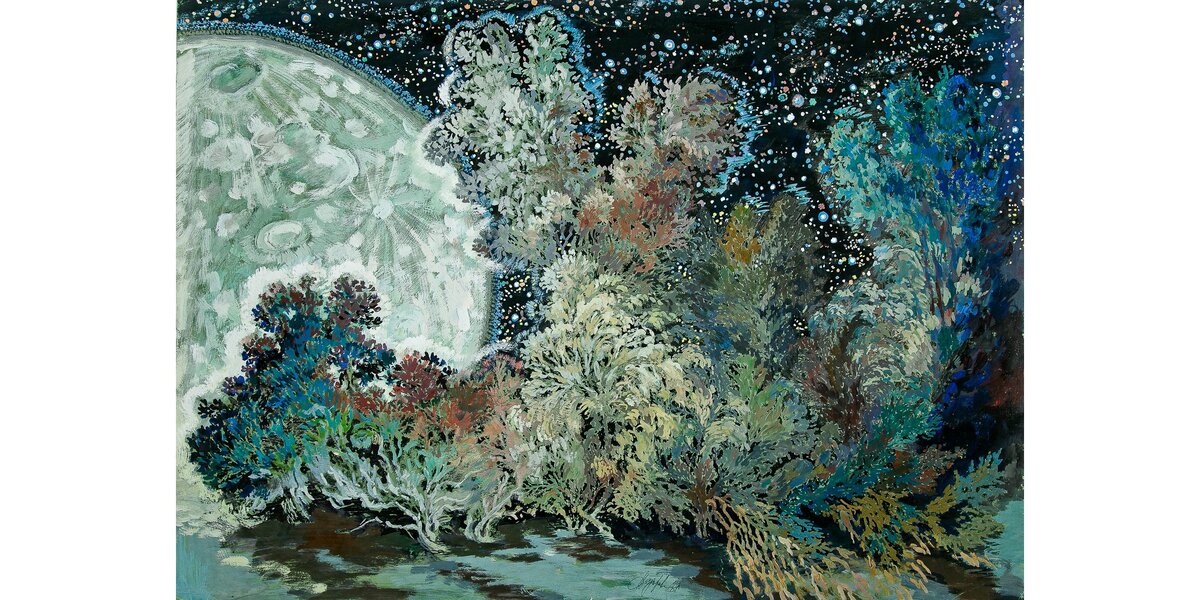 Н. Федоров. Кустарник на грунте малой планеты