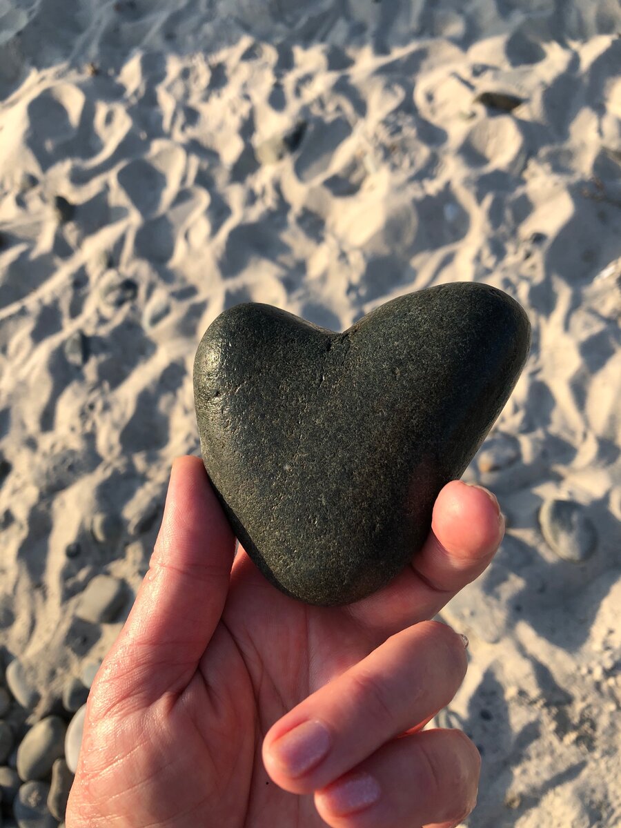 Редкой формы камешек Сочинского побережья )