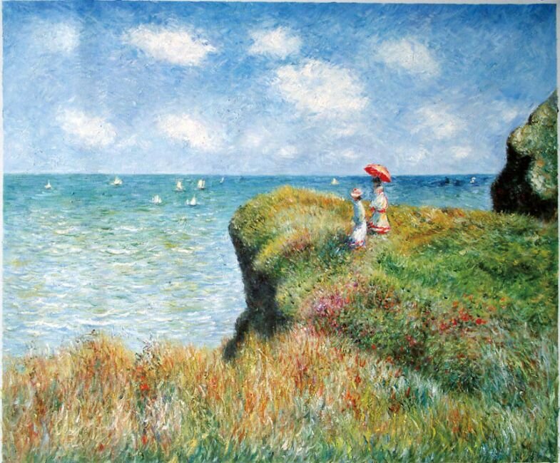 Прогулка к утёсу в Пурвиле (копия)