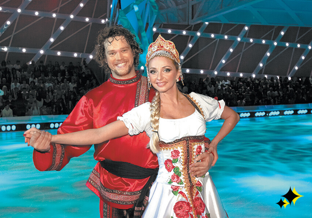 Вилле Хаапасало и Татьяна Навка на проекте "Ледниковый период"