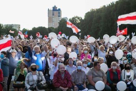 Мирный протест  в Минске