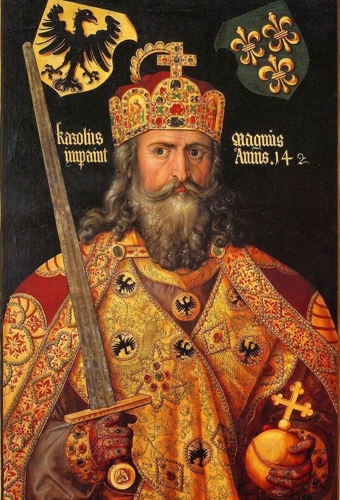 Карл Великий по версии Альбрехта Дюрера. XVI век.