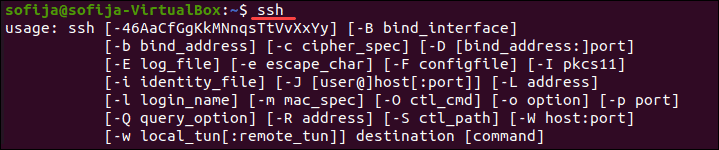 ssh