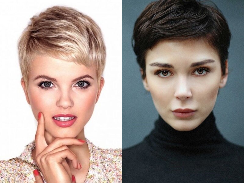 Короткая стрижка пикси 