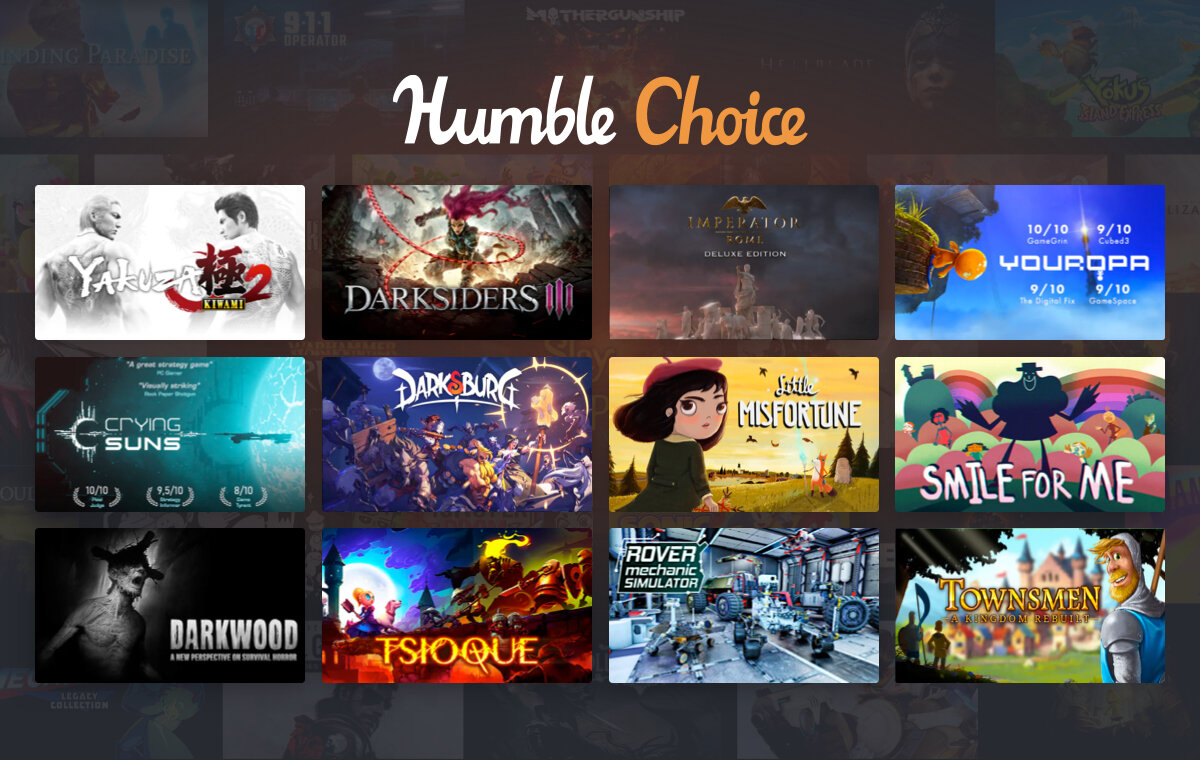 Подписка на игры: выгодно или развод? Проверяем на примере Humble Choice |  Humble Bundle | Дзен