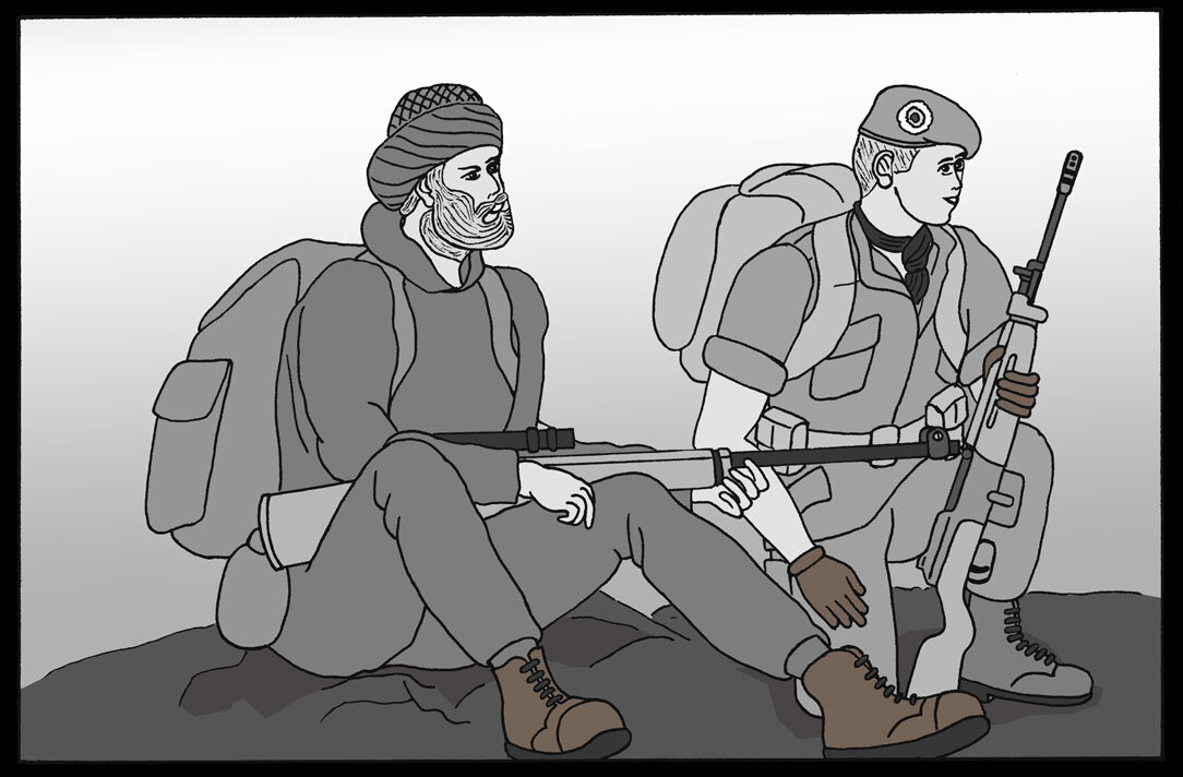 «Чернуха», знаю, что у них с глазами что-то, но лучше рисовать автор не научился.