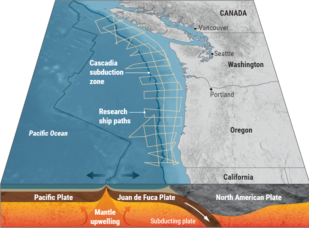 Линия разлома сша цунами. Землетрясение разлом. Cascadia subduction Zone. Линия землетрясений. ЦУНАМИ В США 2021.