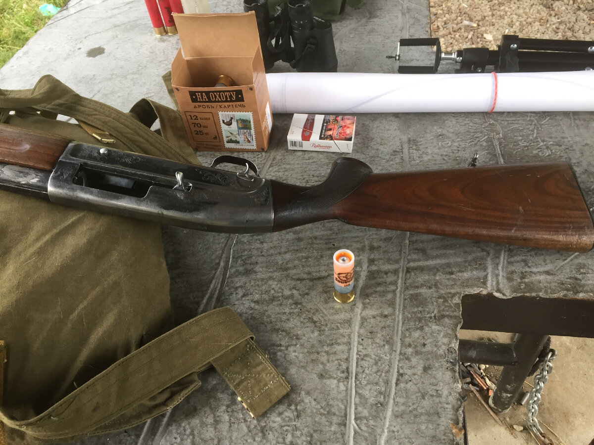 Фото автора. МЦ-21-12, указанная длина патронника 70 мм, фактическая 73 мм