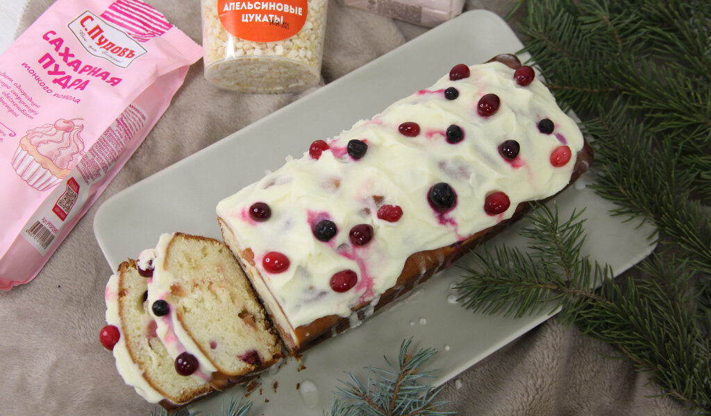 Кекс новогодний