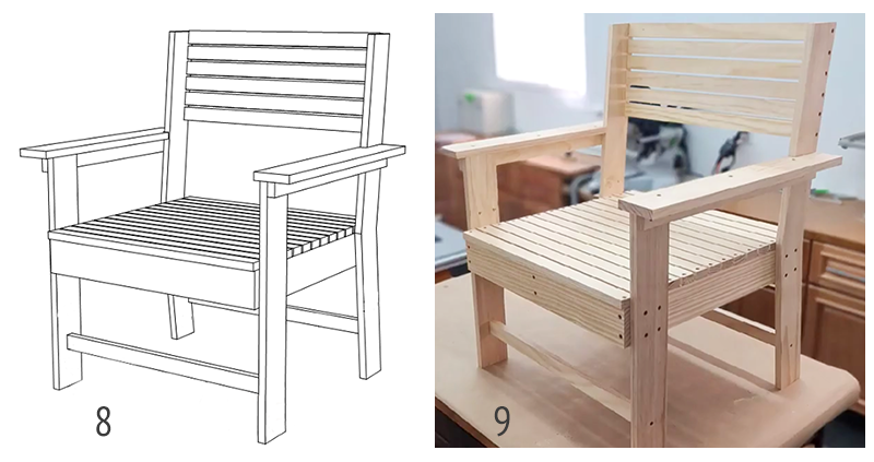 Садовое кресло из подручных материалов: мастерим своими руками