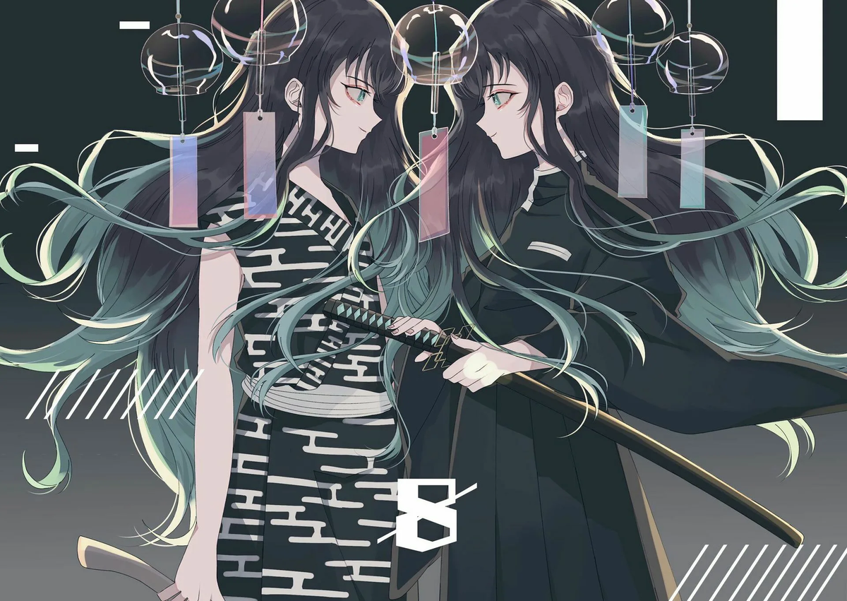 Картинки муичиро токито из аниме клинок рассекающий демонов