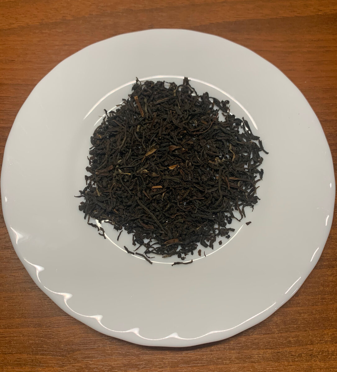 Вид сухого чайного листа
