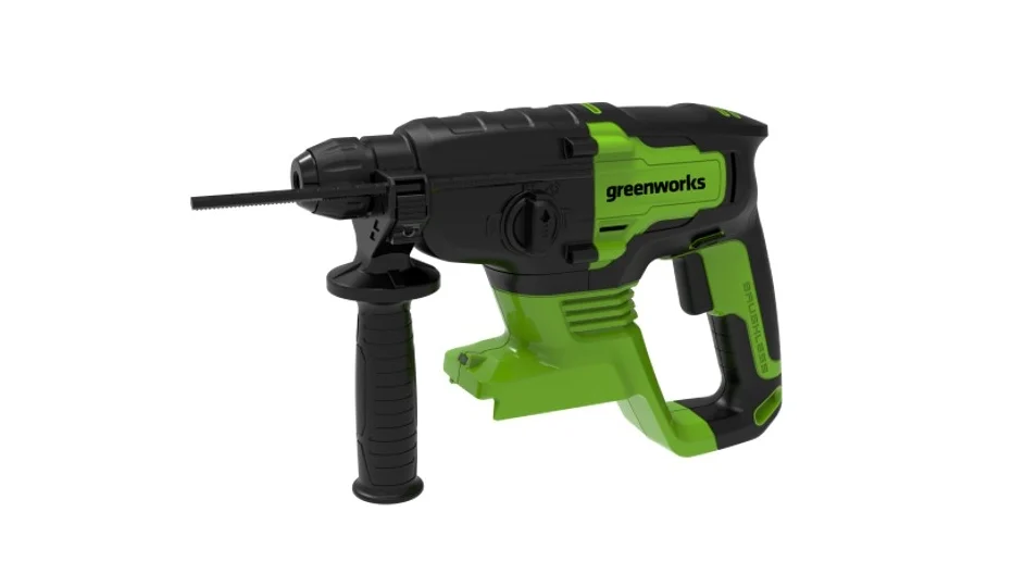 Перфоратор аккумуляторный greenworks GD24SDS2 3803007, без аккумулятора