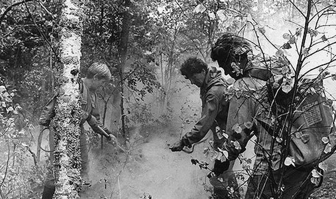 Тушение пожара в аномальное лето 1972 года