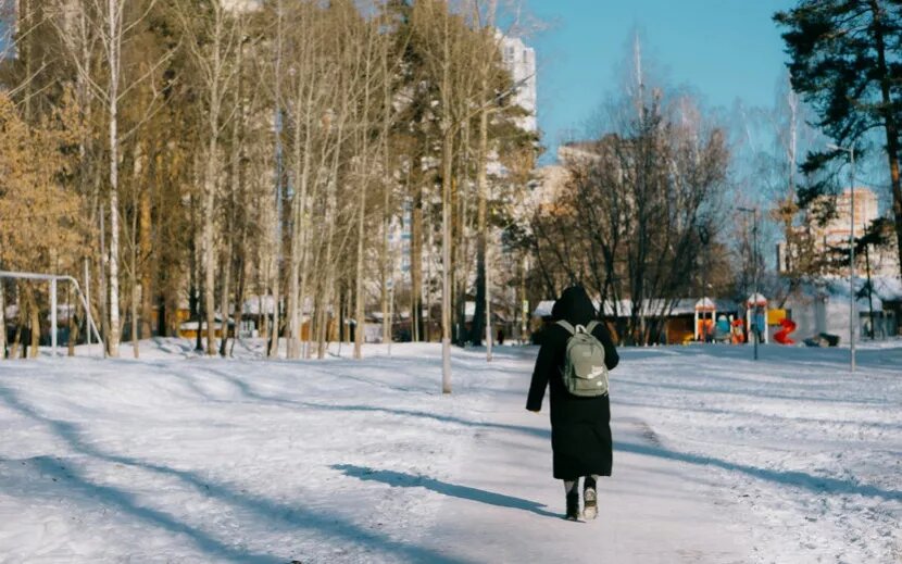    Мороз и солнце в Ижевске. Фото: Маша Бакланова