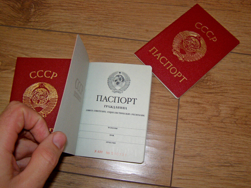 Паспорт СССР. Источник изображения: http://ic.pics.livejournal.com/haydamak/8610330/4601638/4601638_800.jpg