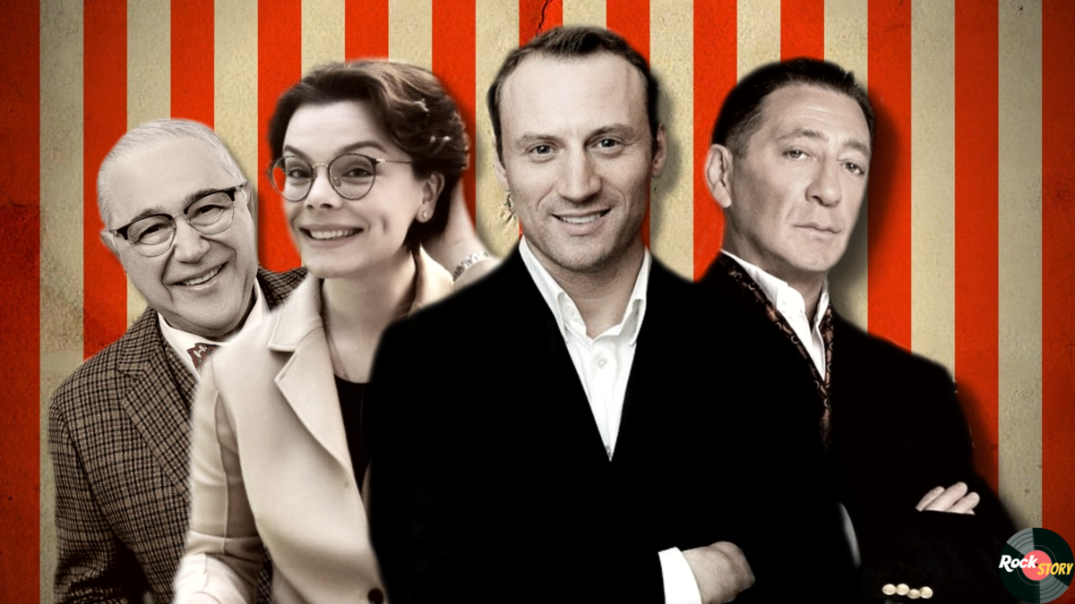 На фотографии: Евгений Петросян, Татьяна Брухунова, Анатолий Белый (Вайсман) и Григорий Лепс