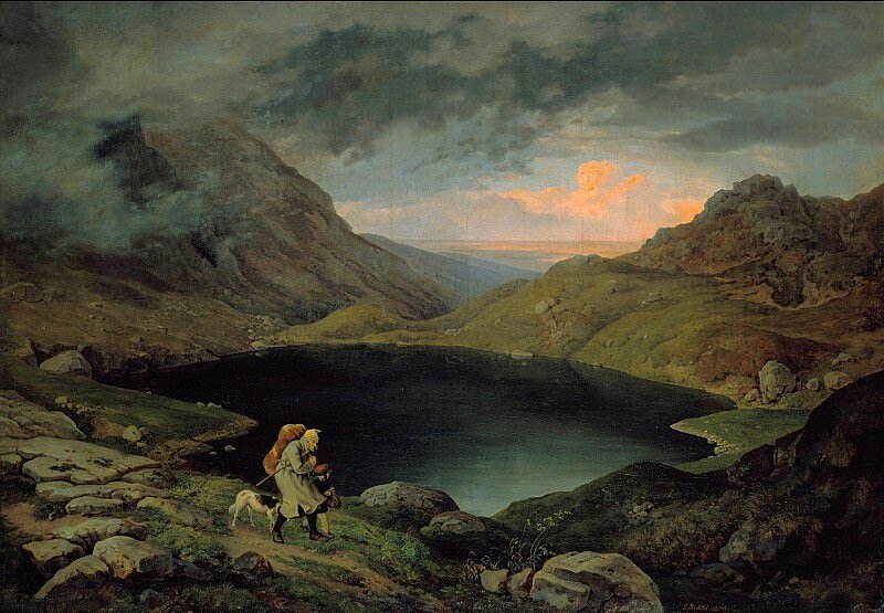 Рихтер, Людвиг (1803-1884) - Озеро в Исполиновых горах